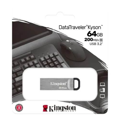ФЛАШ ПАМЕТ Kingston DataTraveler Kyson – USB flash drive – 64 GB – PN