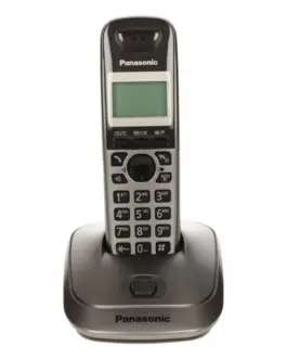Alternative view of Panasonic KX-TG2511 Single Dect cordless telephone Gray