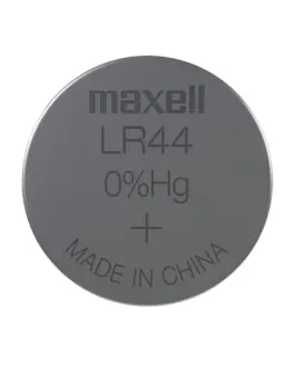 Бутонна микроалкална батерия MAXELL LR-44 /AG13/ 155V 10 бр./pack  цена за 1
