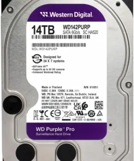 Alternative view of Хард диск WD Purple Pro Surveillance, 14 TB, 256MB, SATA 3