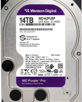 Alternative view of Хард диск WD Purple Pro Surveillance, 14 TB, 256MB, SATA 3