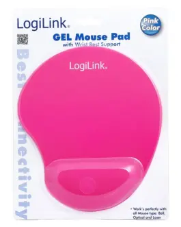 Alternative view of LogiLink Gel подложка за мишка, розов