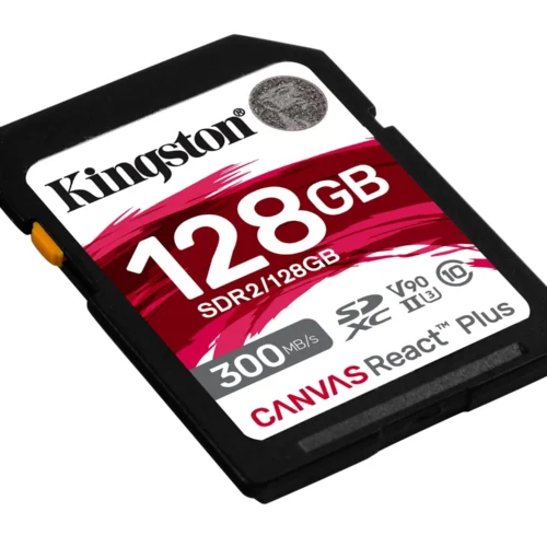 Alternative view of Карта памет Kingston Canvas React SDXC 128GB