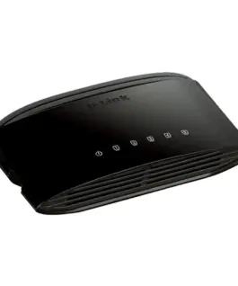 Alternative view of Суич D-Link DES-1005D/E, 5 портов 10/100, Desktop