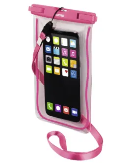 Alternative view of Чанта за смартфон HAMA Playa, Размер XXL, Водоустойчива IPX8, Прозрачен/Розов