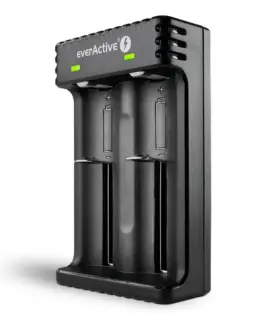 Зарядно устройство за LiIon батерии 37v CR18650CR12314500 2 гнездa USB micro LC-200