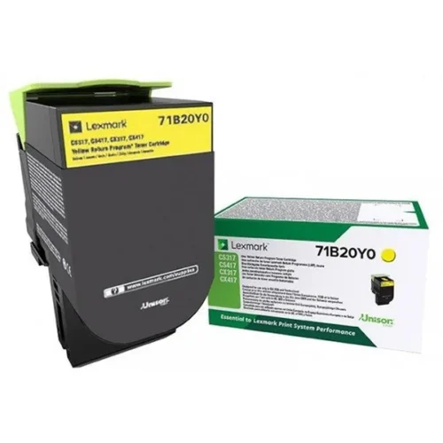 КАСЕТА ЗА LEXMARK CX/CS 317/417/517 Series - Yellow - Return program cartridge - PN