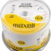 CD-R80 MAXELL 50 pk PRINTABLE 52 speed cake box