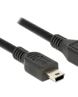 Alternative view of Удължителен кабел DeLock, USB-B женско - USB-B мъжко, USB 2.0, 1 м