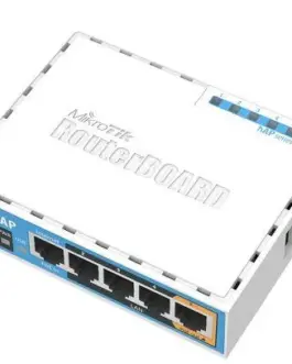 Безжичен Access point MiKrotik HAP RB951UI-2ND 5 x 10/100 Mbps PoE Бял
