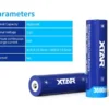 Акумулаторна батерия XTAR за фенери 18650 със защита  3600mAh