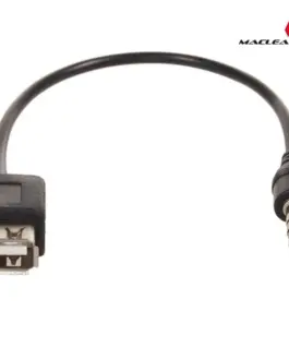 Alternative view of Maclean 3.5mm 4C PLUG TO USB A FEMALE кабел FOR IPOD