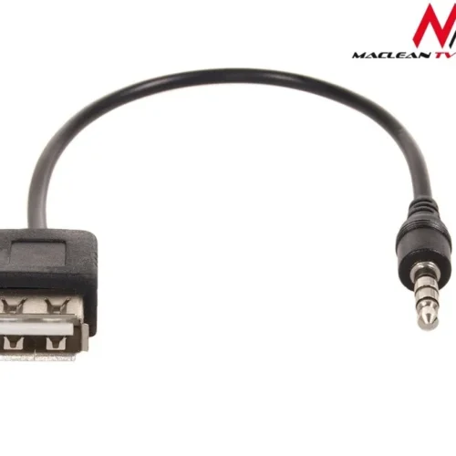 Alternative view of Maclean 3.5mm 4C PLUG TO USB A FEMALE кабел FOR IPOD
