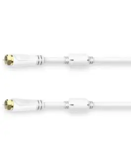 Alternative view of HAMA Коаксиален антенен кабел SAT, F-Plug - F-Plug, 1,5 m, 100 dB, 205251