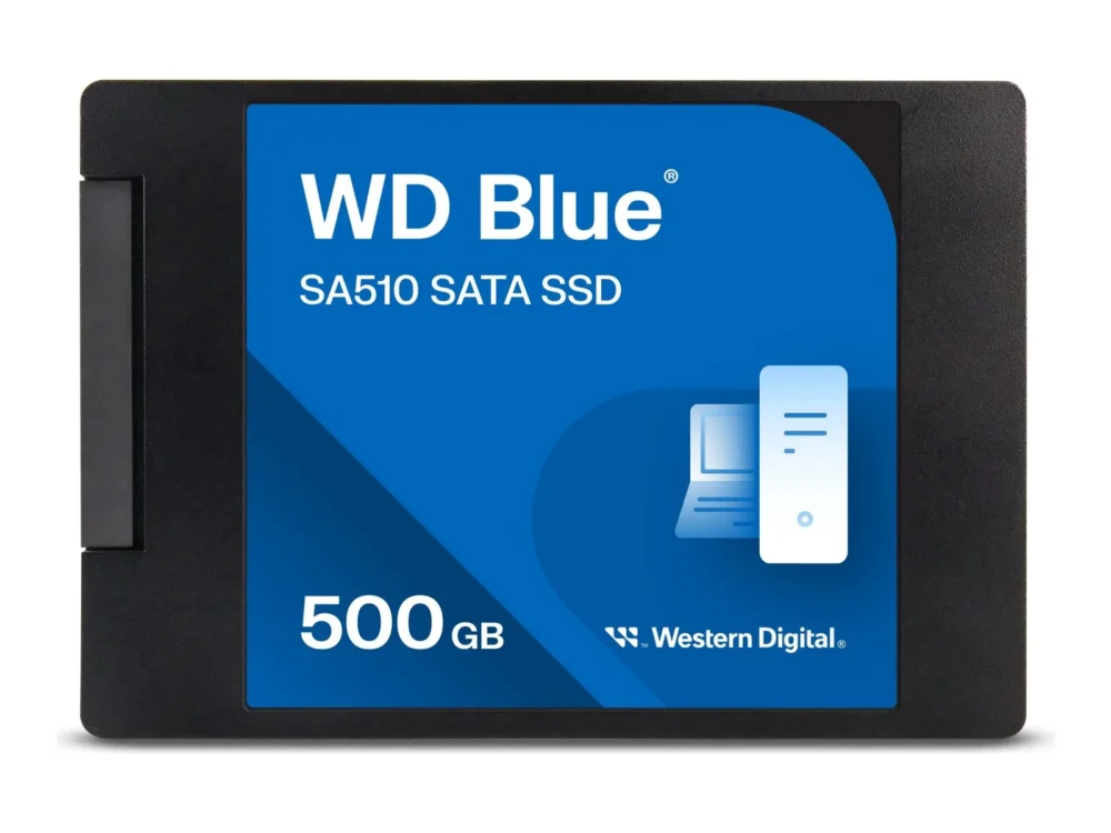ВЪТРЕШЕН ТВЪРД ДИСК WESTERN DIGITAL Hard Drive Blue SA510 - 500 GB - 2.5" - SATA 6 GB/s - PN WDS500G3B0A