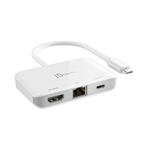 Alternative view of Мрежови адаптер/хъб/ j5create JCA351, Gigabit, 4K HDMI