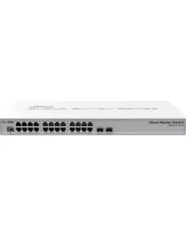 Суич MikroTik CRS326-24S+2Q+RM 24 x Gigabit Ethernet ports 2 x SFP