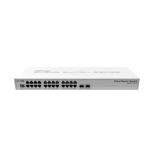 Суич MikroTik CRS326-24S+2Q+RM 24 x Gigabit Ethernet ports 2 x SFP