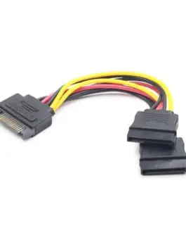 Gembird кабел SATA (M)-> 2x SATA (F) 15cm