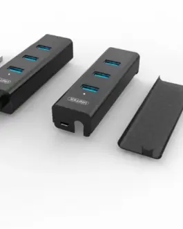 Alternative view of Unitek HUB 4x USB 3.0, BC1.2, черен, Y-3089