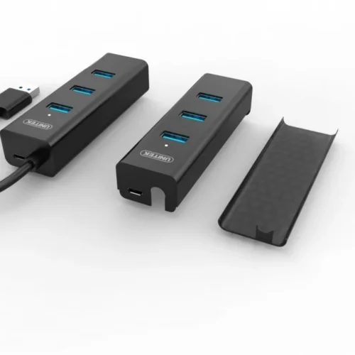 Alternative view of Unitek HUB 4x USB 3.0, BC1.2, черен, Y-3089