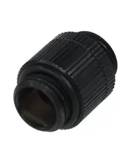 Адаптер Alphacool HF Двоен нипел G1/4 - G1/4 Въртящ се Черен