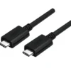 Unitek кабел USB TYP-C TO USB TYP-C; 1m; Y-C477BK