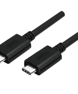 Unitek кабел USB TYP-C TO USB TYP-C; 1m; Y-C477BK