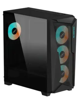 Alternative view of Кутия за компютър Gigabyte C301 Black V2, TG, Mid-Tower