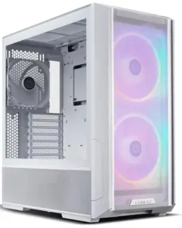 Кутия за компютър Lian-Li LANCOOL 216 RGB Mid-Tower USB 3.2 Gen 2 Бяла