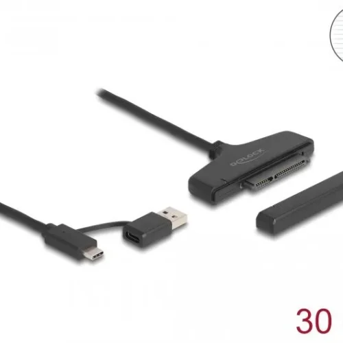 Alternative view of Конвертор Delock, USB-C / USB-A - SATA 6 Gb/s