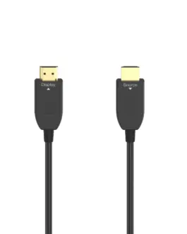 Alternative view of Оптичен активен кабел HAMA Optical, HDMI мъжко - HDMI мъжко, Ethernet, 8K, 205345