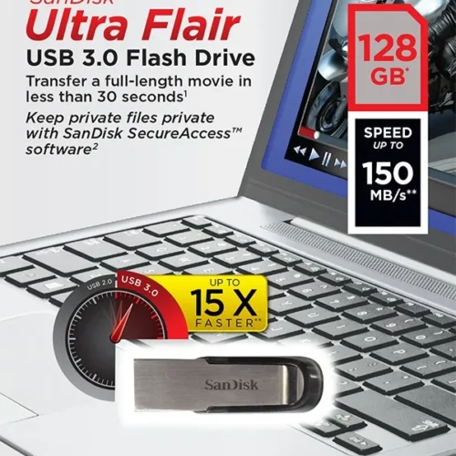 SanDisk ULTRA FLAIR USB 3.0 128GB