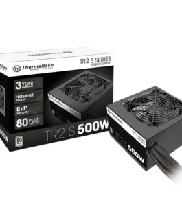Thermaltake захранващ блок TR2 S черен 500W (80+ 230V EU 2xPEG 120mm Single