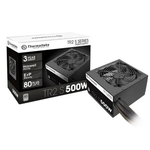 Thermaltake TR2 S черен 500W (80+ 230V EU 2xPEG 120mm Single Rail)