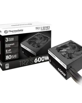Thermaltake захранващ блок TR2 S черен 600W (80+ 230V EU 2xPEG 120mm Single