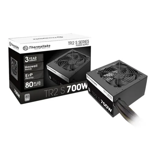 Thermaltake TR2 S черен 700W (80+ 230V EU 2xPEG 120mm Single Rail)