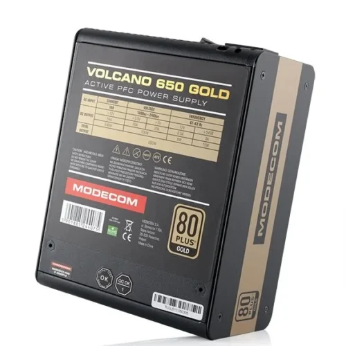 MODECOM захранващ блок VOLCANO 650 GOLD 120mm FAN