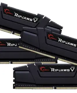 G.SKILL DDR4 64GB (4x16GB) RipjawsV 3200MHz CL16 XMP2 черен
