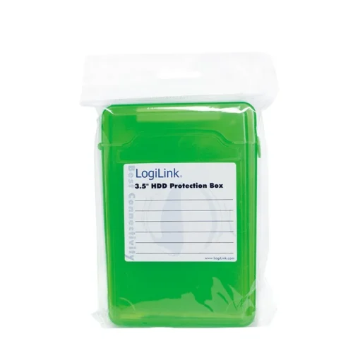Alternative view of LogiLink Protective box for HDD 3.5, зелен