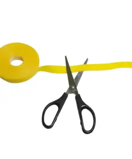 Alternative view of LogiLink кабел organizer, roll 4m, жълт