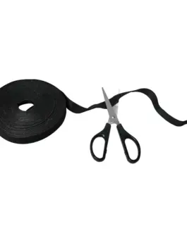 Alternative view of LogiLink кабел Strap, Velcro Tape, 10m, черен