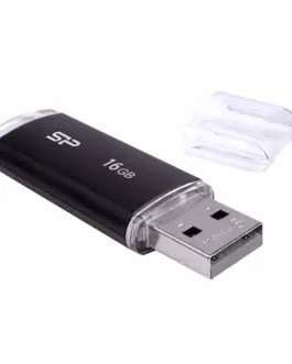 Silicon Power Pendrive ULTIMA U02/PLASTIC 16GB USB 2.0 черен