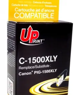 Мастилница UPRINT PGI1500 Canon, Жълт