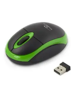 Esperanza TITANUM мишка VULTURE 3D OPTICAL WIRELESS 2.4GHz черен/зелен