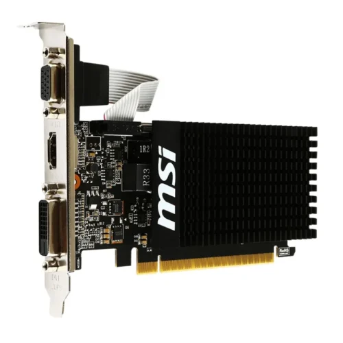 MSI видео карта GeForce GT 710 2GB DDR3 64BIT DVI/D-SUB/HDMI
