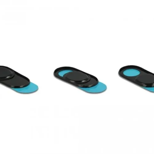 Alternative view of Капачки за уеб камера Delock 20652, Комплект 3 броя, Черни