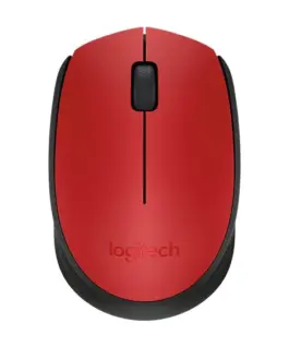 Logitech M171 червен Wireless мишка 910-004641