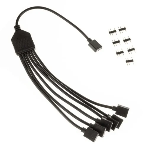 Alternative view of Кабел 1-6 сплтиер Kolink ARGB, 3 Pin 5V, 30 cm