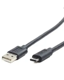 Gembird кабел USB AM-CM 1.8m черен